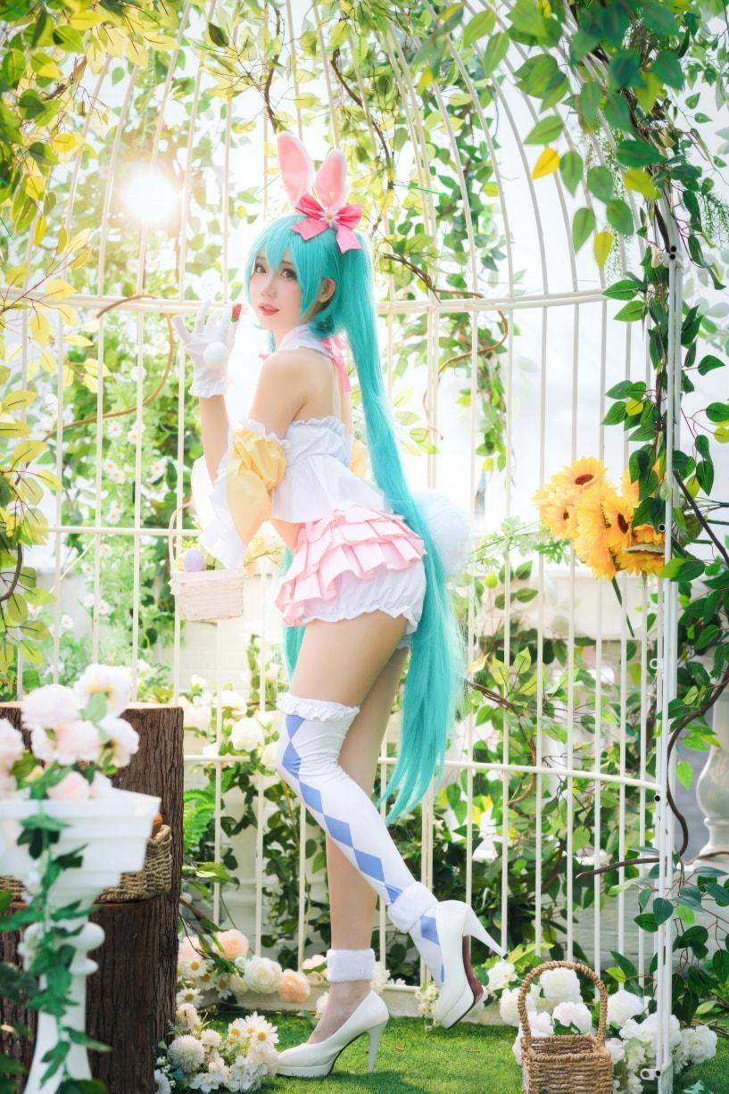 焖焖碳 初音未来复活节兔子-精美资源
